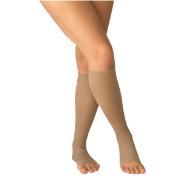 Venixe Diz Altı Varis Çorabı Burnu Açık Orta Basınç CCL1